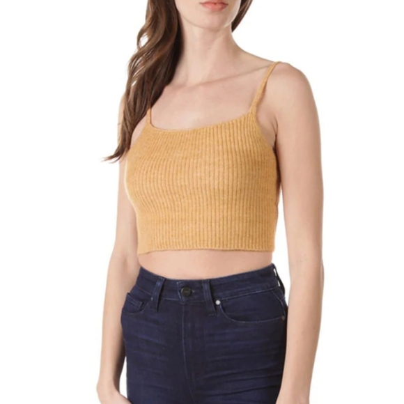 NWT BILLABONG - Match Set Twin Tank Top Cami Sweater & Button Cardigan Gold - Picture 9 of 12